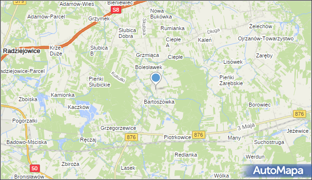 mapa Skuły, Skuły na mapie Targeo